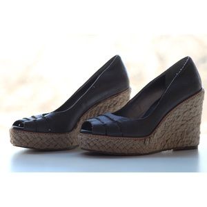 Banana Republic Leather Wedges
